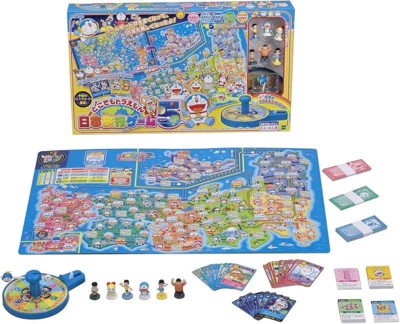 どこでもドラえもん 日本旅行ゲーム 6人用【エポック】