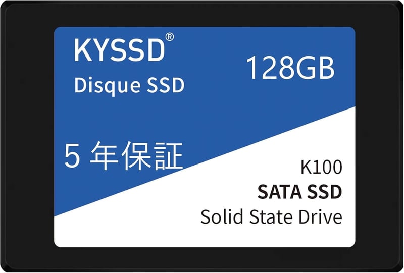 128GB内蔵型SSD 2.5インチ SATAIII 6Gb/s 550MB/s 国内5年保証