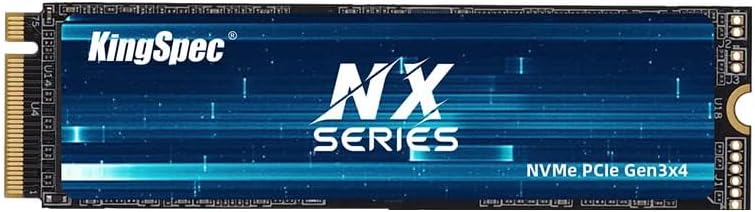 KingSpec NX 512GB M.2 NVMe SSD 最大3400MB/s読込速度 3D NAND