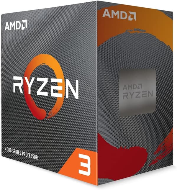 AMD Ryzen 3 4100 CPU 4コア/8スレッド 3.8GHz ウェイサス ステルス冷却器 65W【国内正規代理店品】【3年+1年保証】