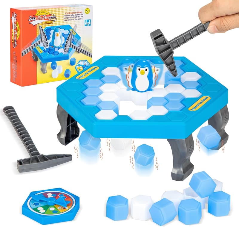 ペンギン救出クラッシュアイスバランスゲーム【多人数向け】