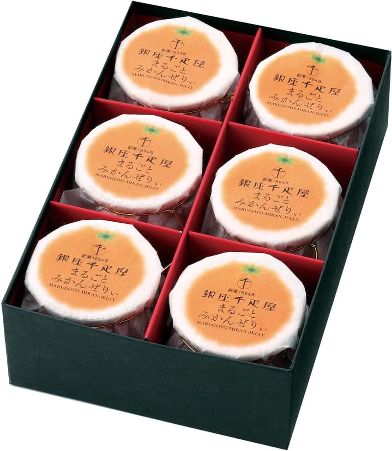 銀座まるごとみかんゼリーギフトセット（6個入）