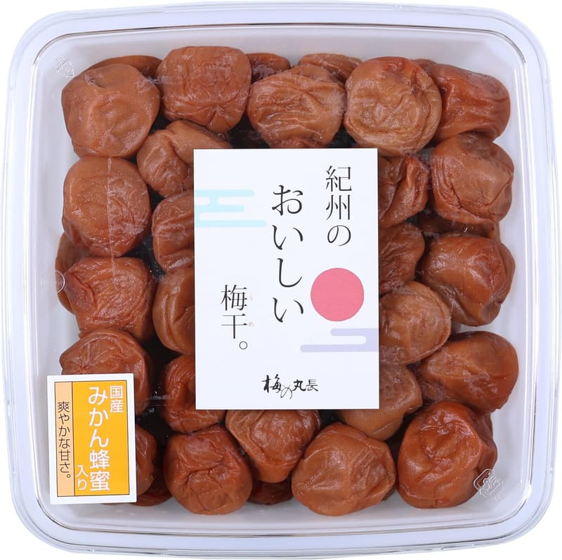 紀州南高梅 みかんはちみつ梅干し（塩分5％）贈答用 800g