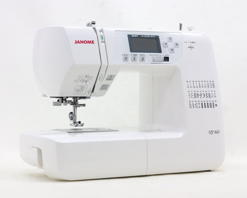 ジャノメ NP860 コンピューターミシン ホワイト