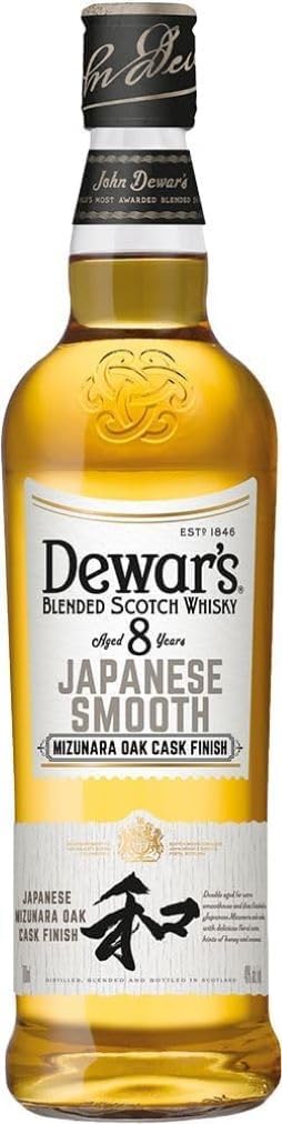 デュワーズ ジャパニーズスムース 8年 ウイスキー 700ml ミズナラ樽フィニッシュ