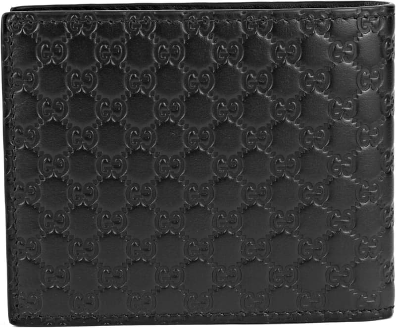 ブラックレザー二つ折り財布 - グッチ（260987 BMJ1N 1000）