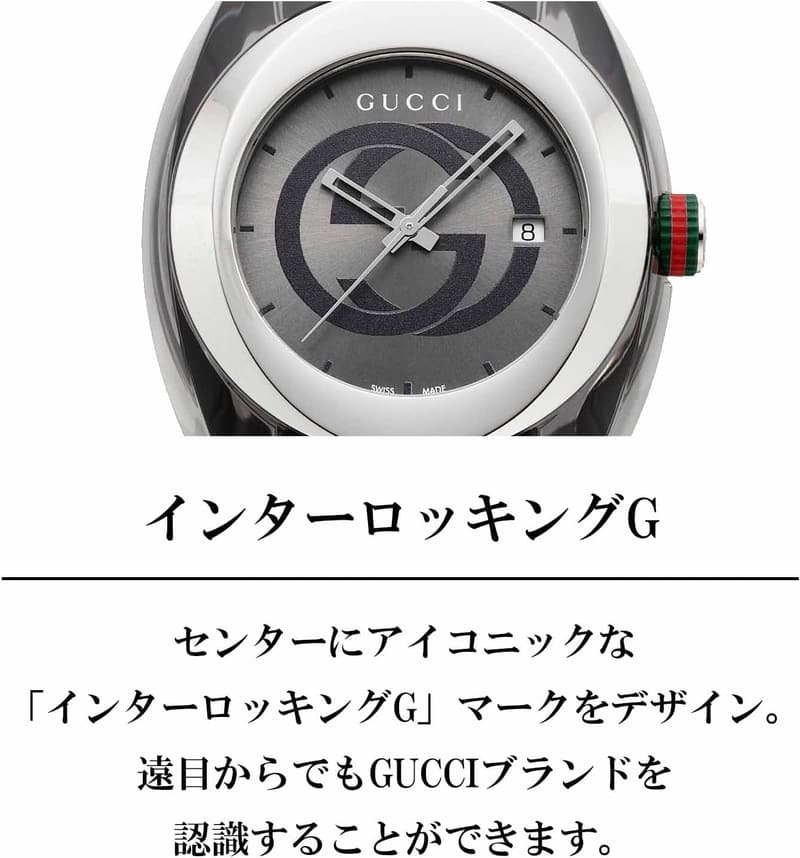 日常生活防水 メンズ腕時計 グレー文字盤 クォーツ 46mm サファイアガラス付き