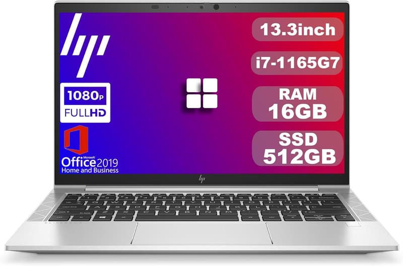 整備済み HP EliteBook 830 G8 13.3型ノートパソコン FHD/第11世代Core i7/16GB/SSD 512GB/Win 11/MS Office H&B 2019