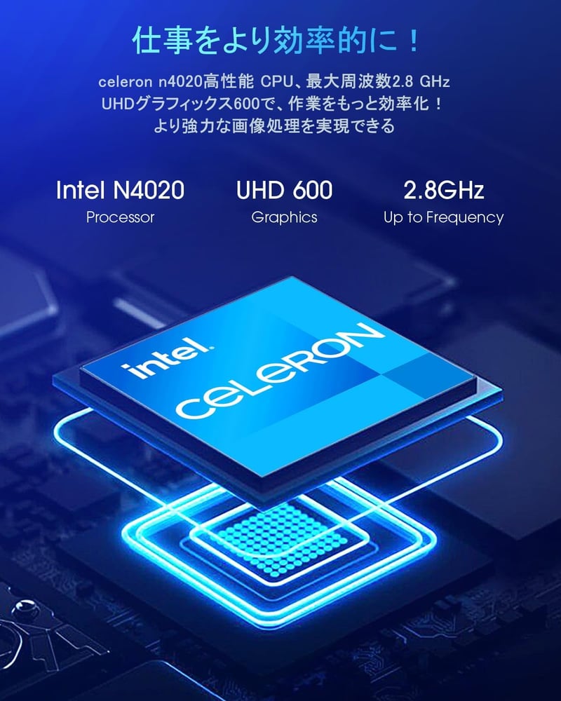 ノートパソコン Herobook Pro 14.1インチ Windows 11搭載 8GB RAM+256GB ROM 薄型PC