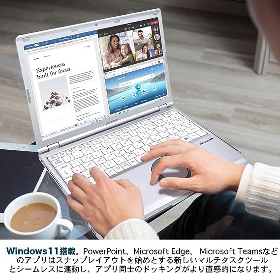 軽量パソコン【整備済み】Panasonic Let's note CF-SZ6（Core i5/8GB/SSD512GB/Win11搭載）