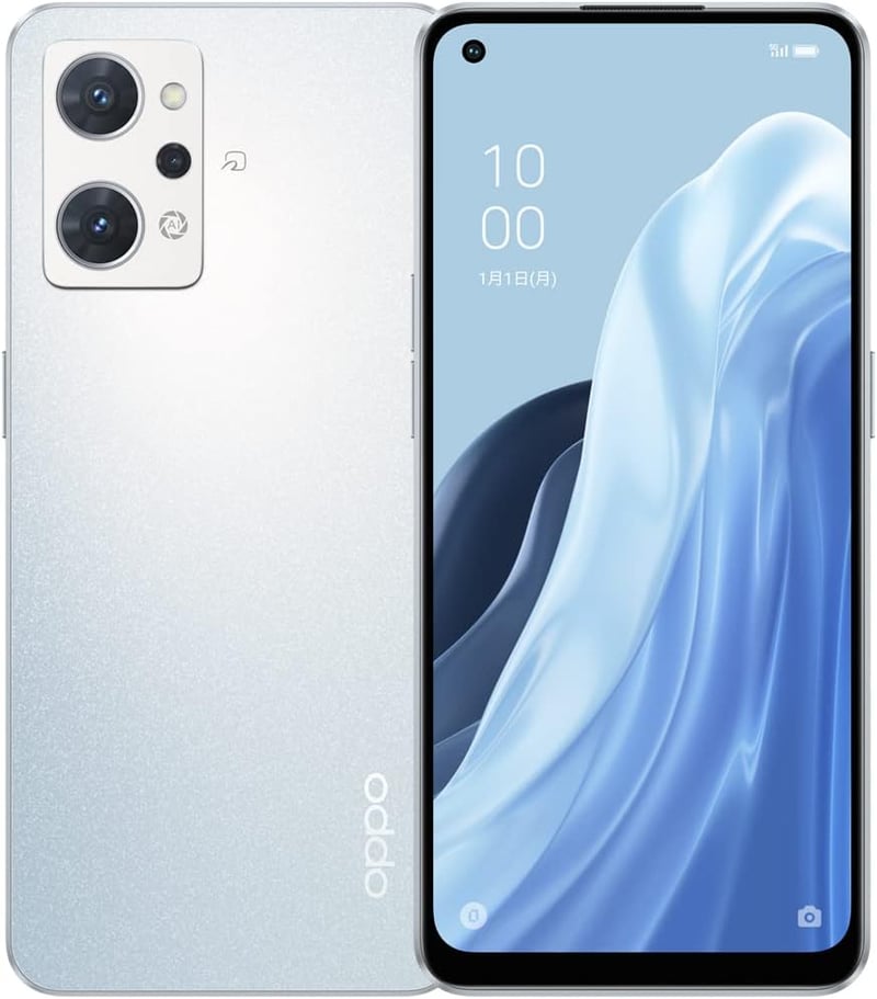OPPO Reno7A ドリームブルー 5G SIMフリースマートフォン 有機ELディスプレイ