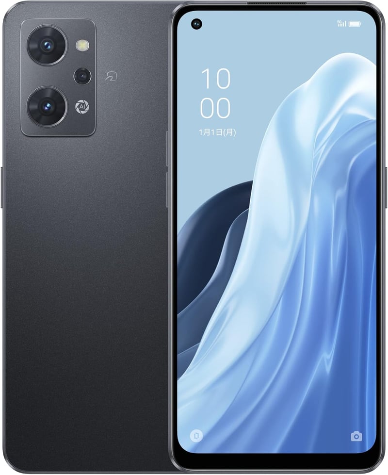 OPPO Reno7A スターリーブラック 5G SIMフリー スマートフォン