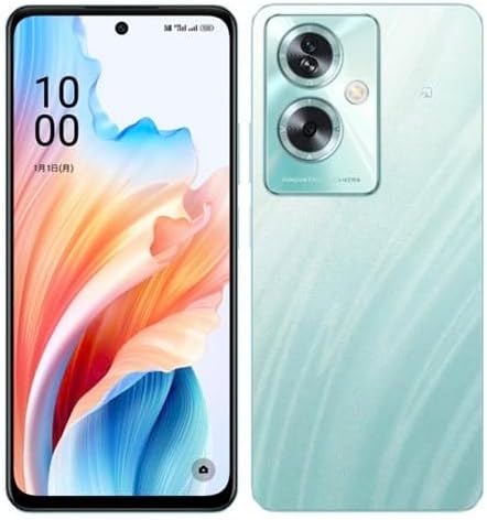 OPPO A79 5G SIMフリーグローグリーン (Yモバイル版)