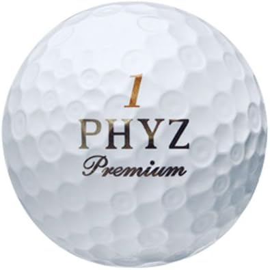 ゴルフボール PHYZ プレミアム 1ダース（12個入り）ゴールドパール