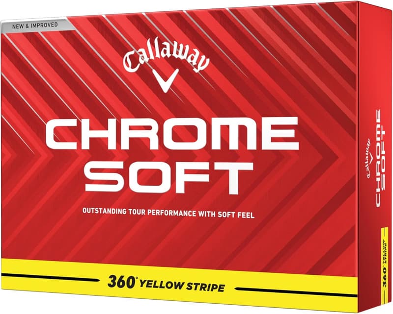 キャロウェイ ゴルフボール CHROME SOFT 24 1ダース (12個入り) 3ピース構造