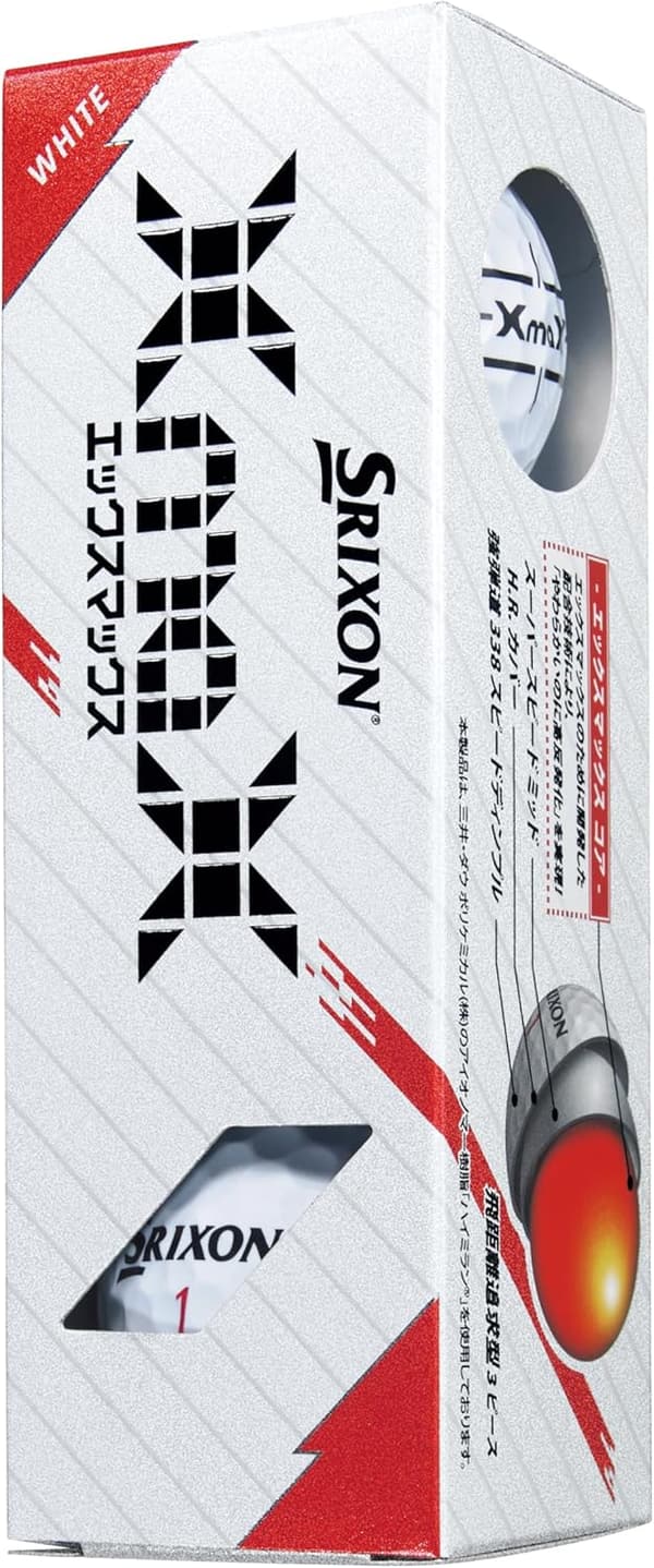 2024年モデル ダンロップ ゴルフボール SRIXON X MAX 1ダース(12個入り)