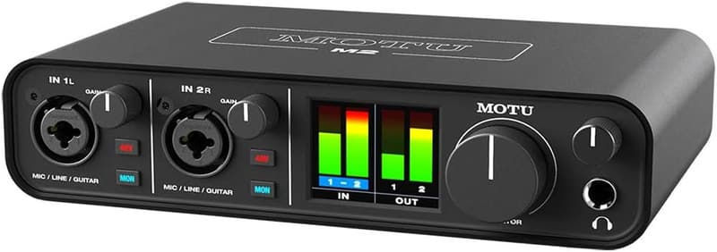 MOTU M2 USBオーディオインターフェース 国内正規品 ゲーミング・歌枠配信対応