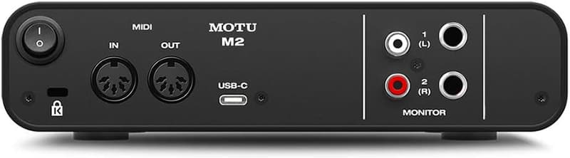 MOTU M2 USBオーディオインターフェース 国内正規品 ゲーミング・歌枠配信対応
