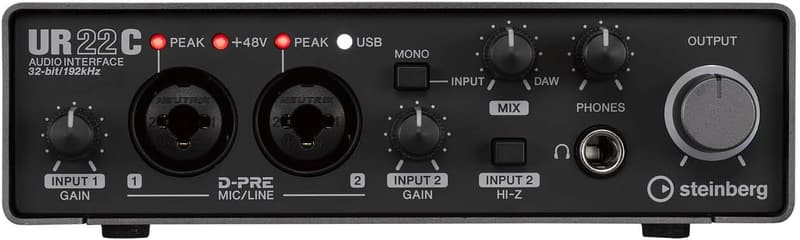 USB3.0オーディオインターフェイス Steinberg UR22C