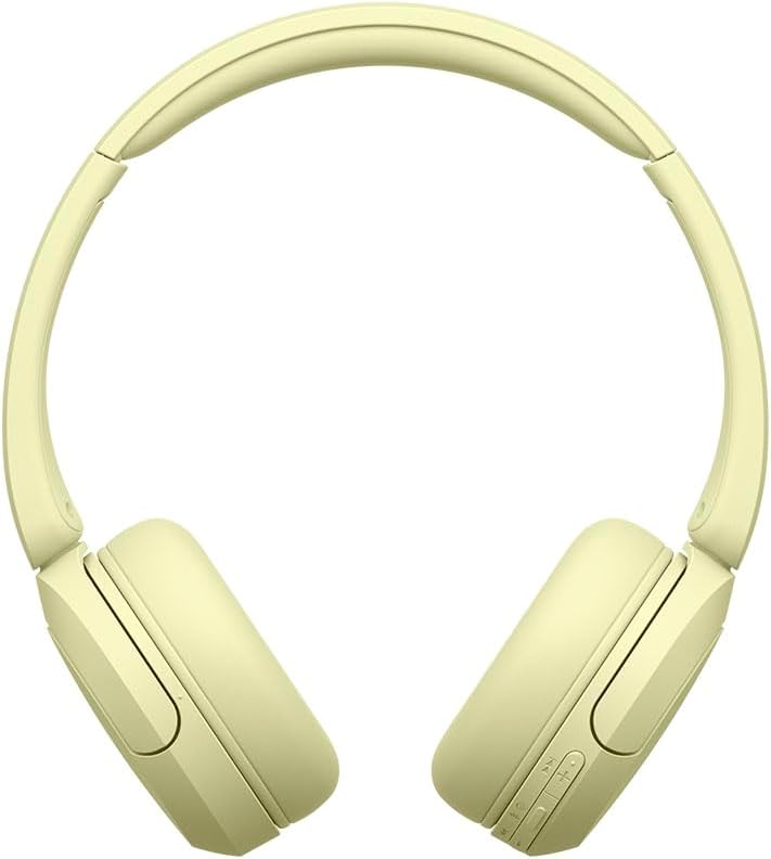 ワイヤレスヘッドホン WH-CH520 イエロー 最大50時間再生 Bluetooth 軽量約147g イコライザー設定対応 ハンズフリー通話
