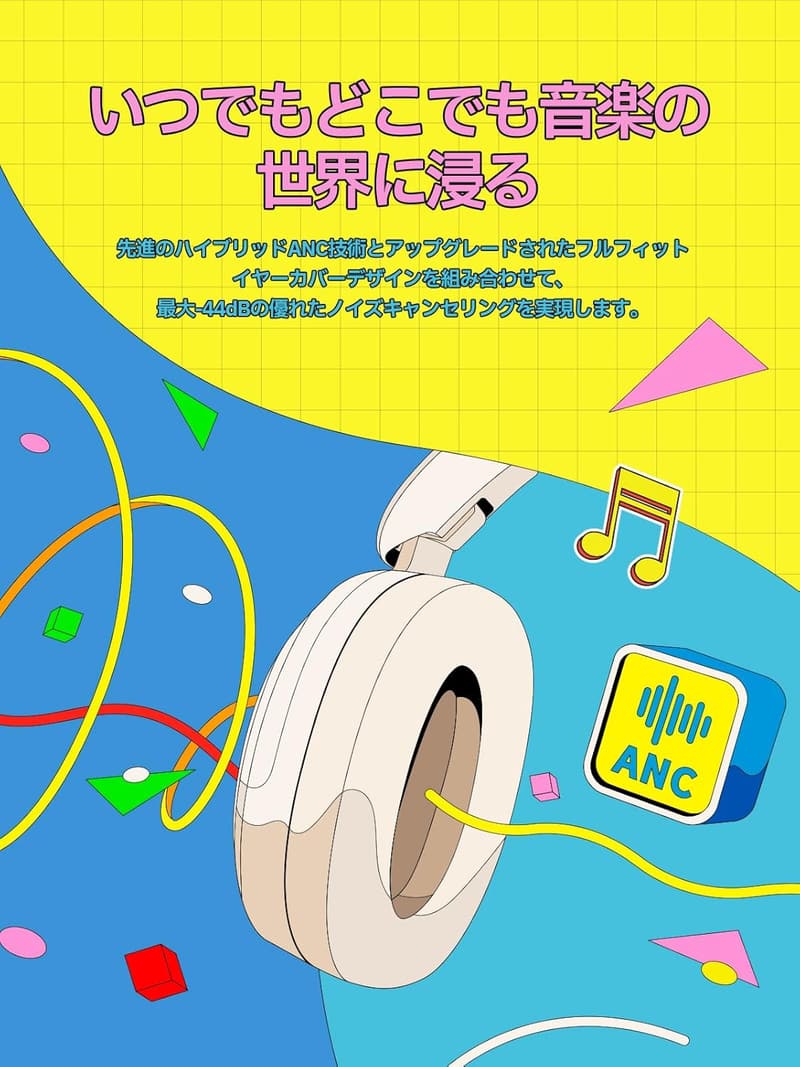 ワイヤレスヘッドホン Edifier W800BT Pro 誕生日・クリスマスギフト対応【アクティブノイズキャンセリング/軽量253g/最大45時間再生】