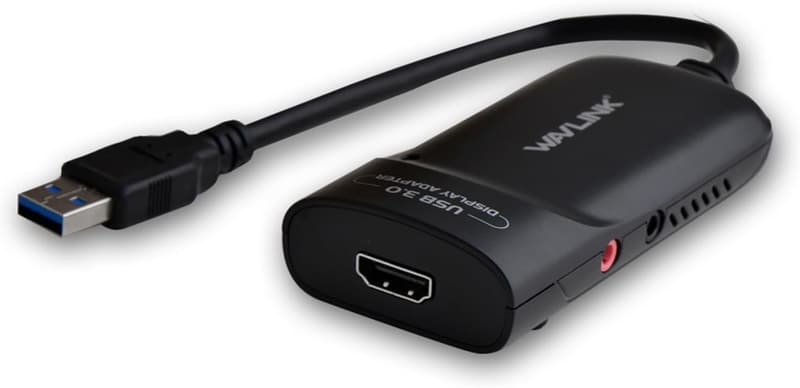 WAVLINK USB 3.0 HDMIアダプター 2K 最大6台の外部モニター接続用