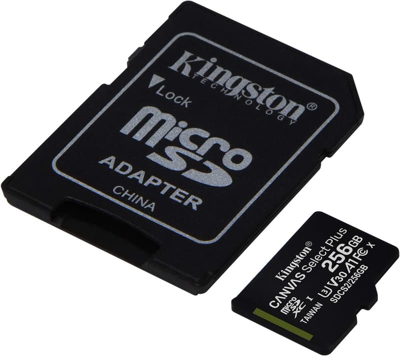 Nintendo Switch対応 256GB microSDカード Kingston Canvas Select Plus UHS-I V30 A1 最大100MB/s