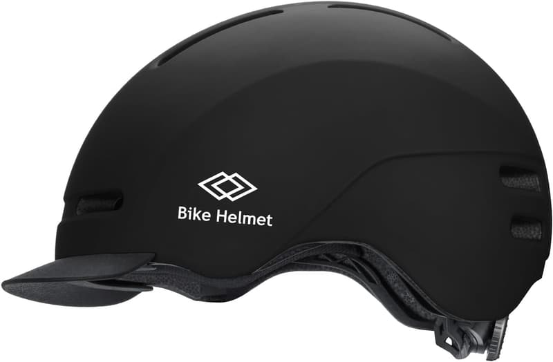 大人用 自転車ヘルメット - 超軽量・通気性・CE認定・LEDテールランプ付き (頭囲58~63cm)