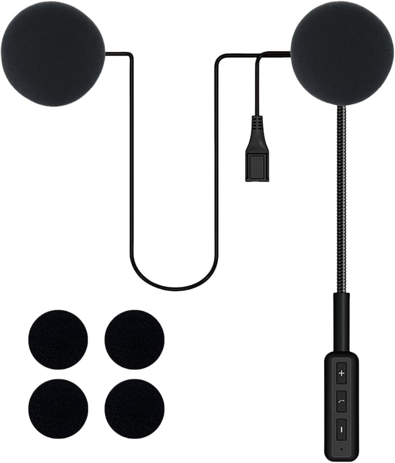 バイク用Bluetoothインカムヘッドセット MH01 - 音楽・通話対応、ハンズフリー通話機能付き