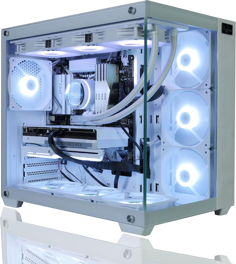 ゲーミングPC ホワイト Ryzen7 5700X RTX5060 16GB SSD1TB Windows11