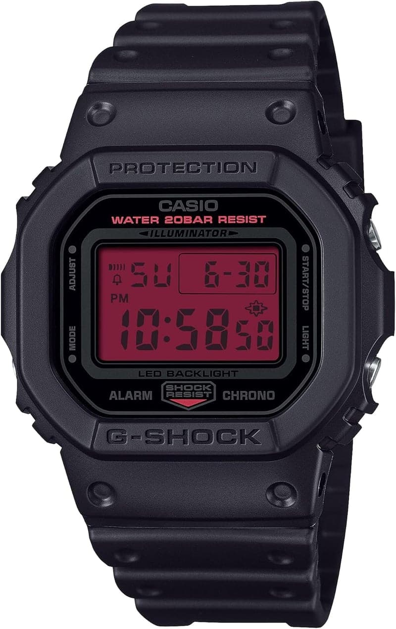 環境配慮素材採用 メンズ カシオ Gショック 腕時計 DW-5600BBR-1JF ブラック