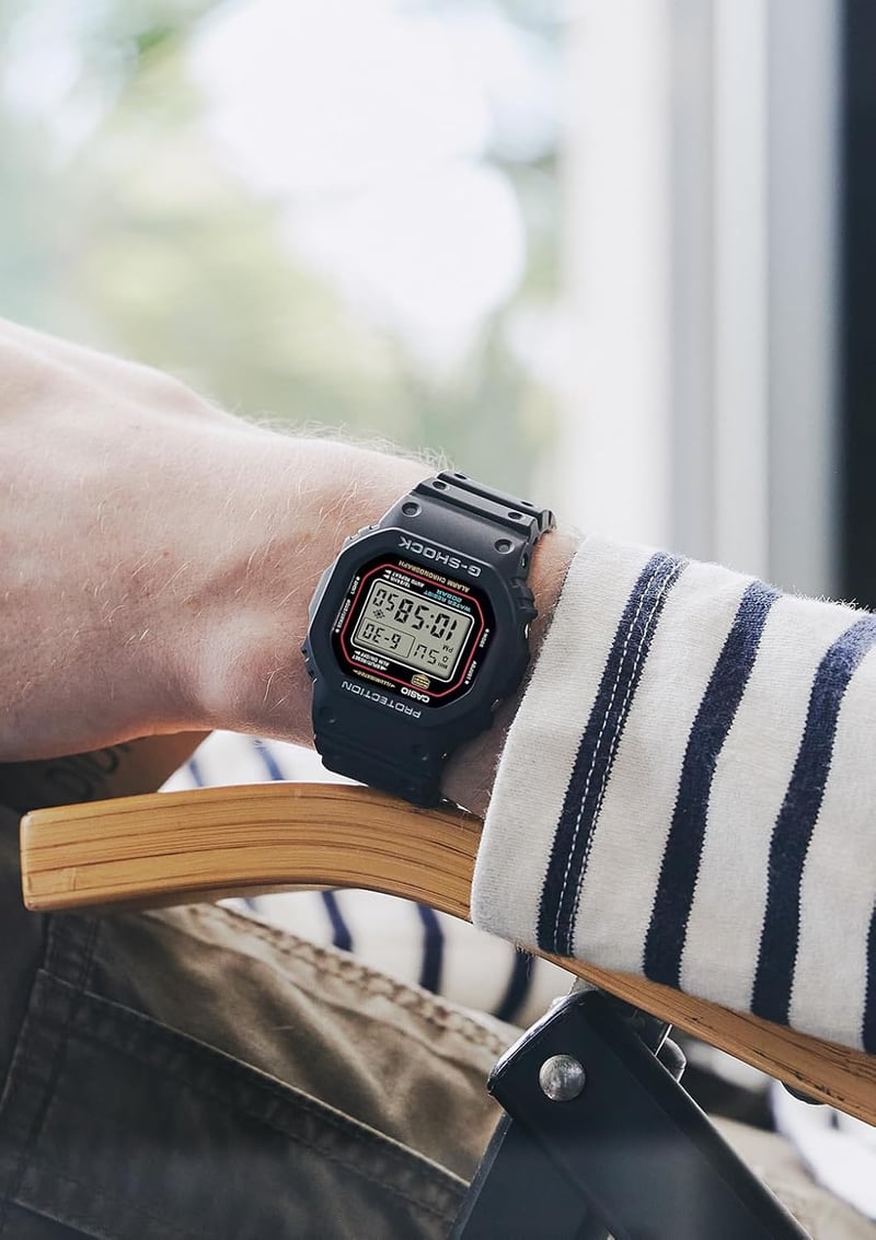メンズ ブラック DW-5600RL-1JF G-SHOCK 腕時計【国内正規品】