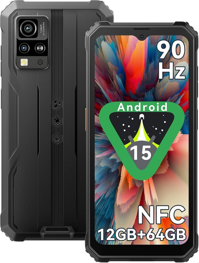 アウトドア用タフネススマホ Blackview BV4800SE 12GB RAM 64GB ROM 防水防塵耐衝撃 5100mAhバッテリー