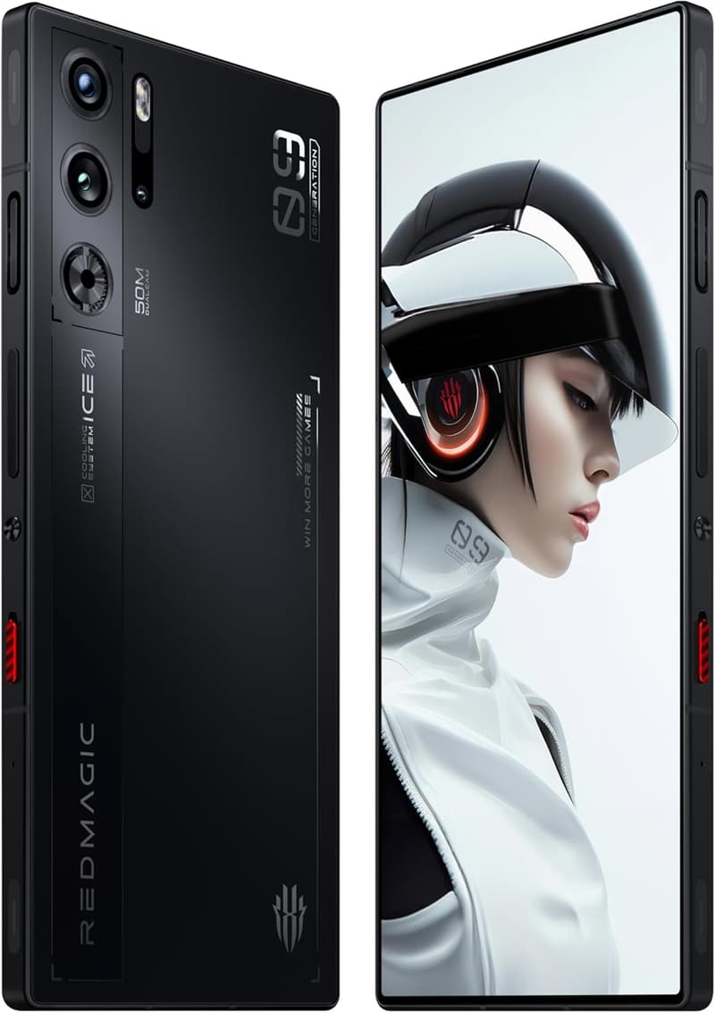 REDMAGIC 9Pro ゲーミングスマホ 12GB/256GB ブラック 5G対応 120Hz 6500mAh 80W急速充電 SIMフリー