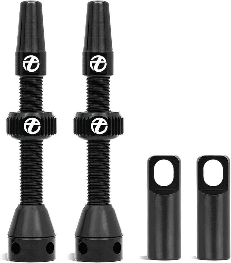 チューブレスバルブ 70mm 超軽量アルミ合金 2本セット コア外しツール付