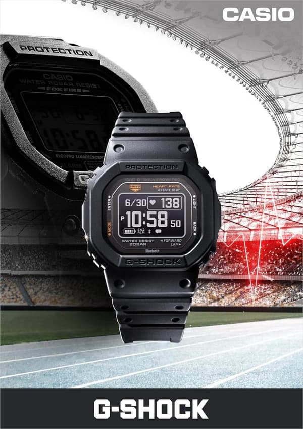 メンズ G-SQUAD 心拍計 Bluetooth搭載 腕時計 DW-H5600MB-1JR
