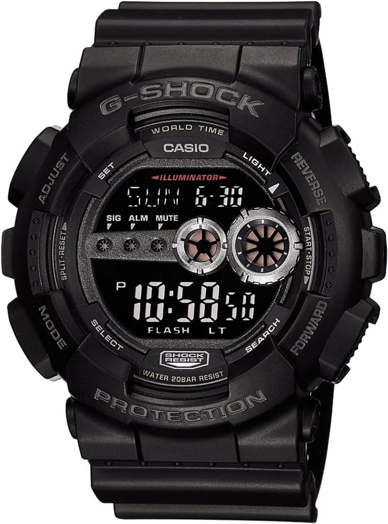 メンズ ブラック GD-100-1BJF ジーショック腕時計【国内正規品】