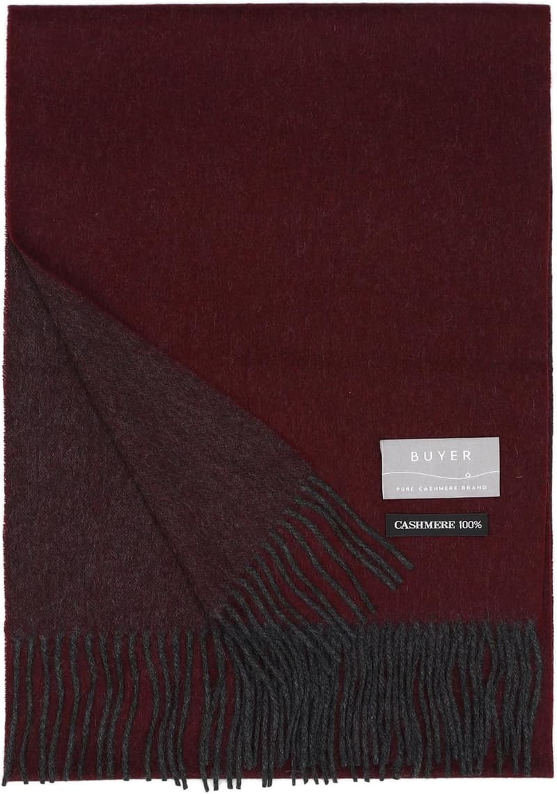 【メンズ】リバーシブル100％カシミヤ厚手マフラー 全6色