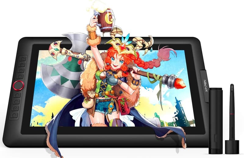 XPPen 15.6インチ フルHD 液タブ筆圧8192レベル 色域88%NTSC