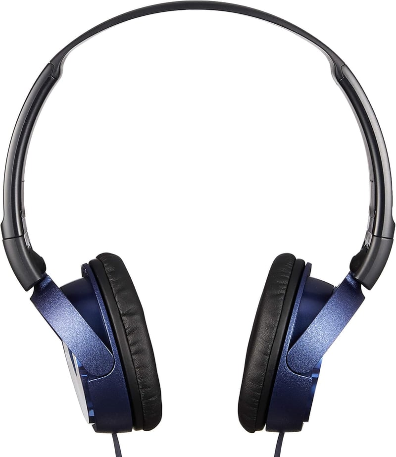 密閉型折りたたみヘッドホン ブルー MDR-ZX310