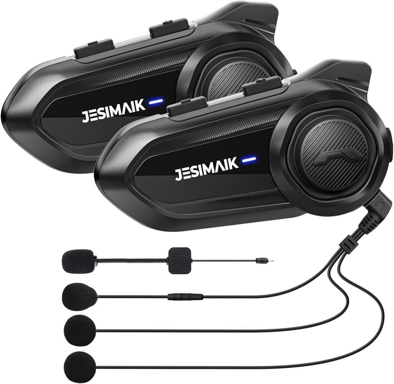 バイクインカム R18Lite 2人同時通話 Bluetooth接続 HIFI音質 25H使用 防水防塵