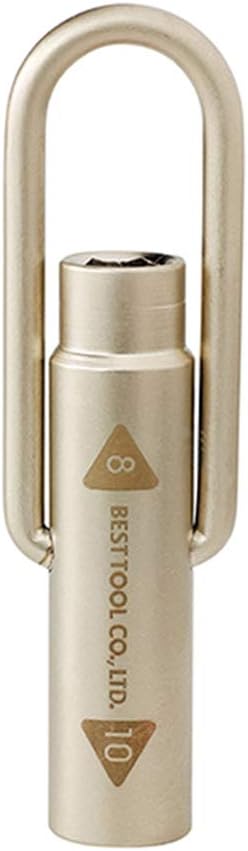 ミニボックスレンチ 対辺8/10mm スイングハンドル付き 約80mm