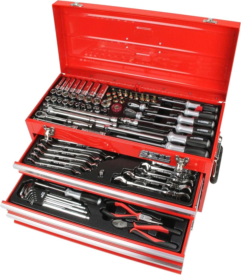 整備工具セット 133点組 レッド - SK11 (エスケー11)