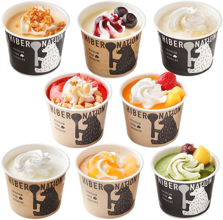 北海道デコレーションアイスクリーム詰め合わせ8個セット ギフト用スイーツ