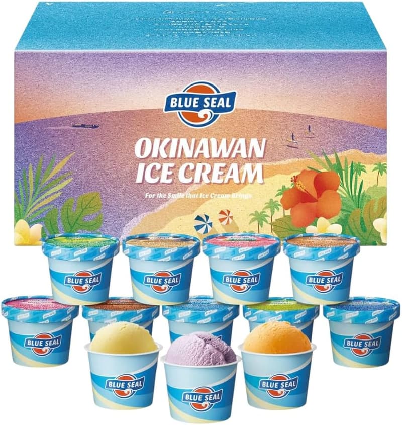 沖縄直送ブルーシールアイスクリーム12個セット お中元ギフト スイーツ プレゼント