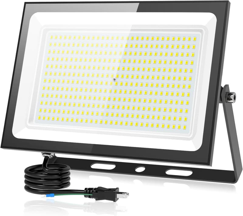 屋外作業用LED投光器 500W 55000LM 省エネ IP66防水 6500K