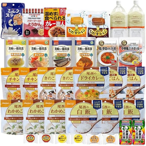 非常食セット5日分【栄養士×防災士監修】栄養バランスの取れた長期保存食