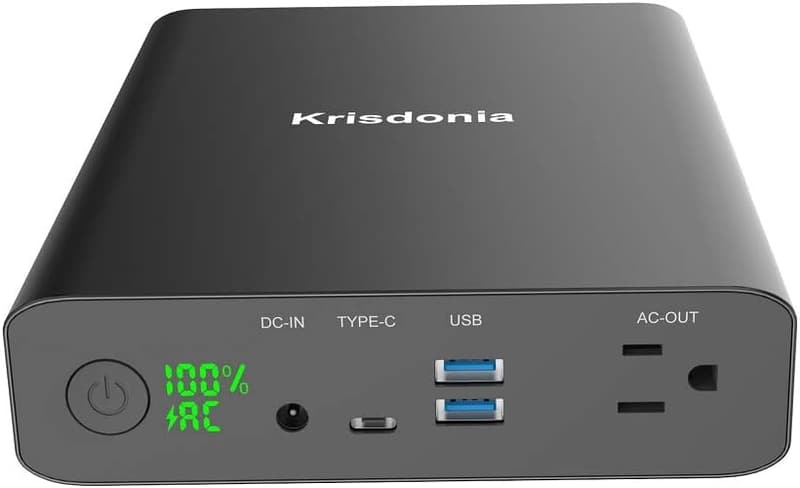 Krisdonia 大容量60000mAhポータブル電源 家庭＆アウトドア用 PSE認証 小型軽量
