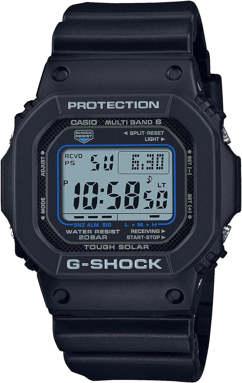 電波ソーラー メンズ腕時計 G-SHOCK スーパーイルミネーター ブラック GW-M5610U-1CJF