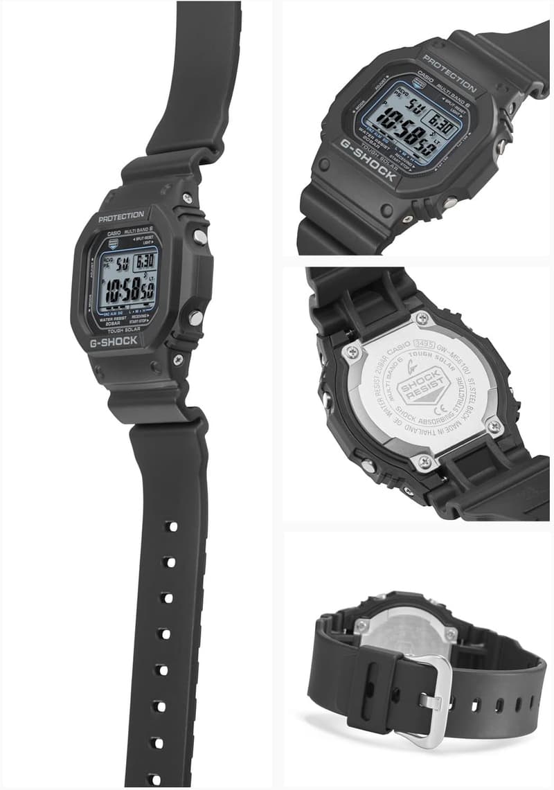 電波ソーラー メンズ腕時計 G-SHOCK スーパーイルミネーター ブラック GW-M5610U-1CJF